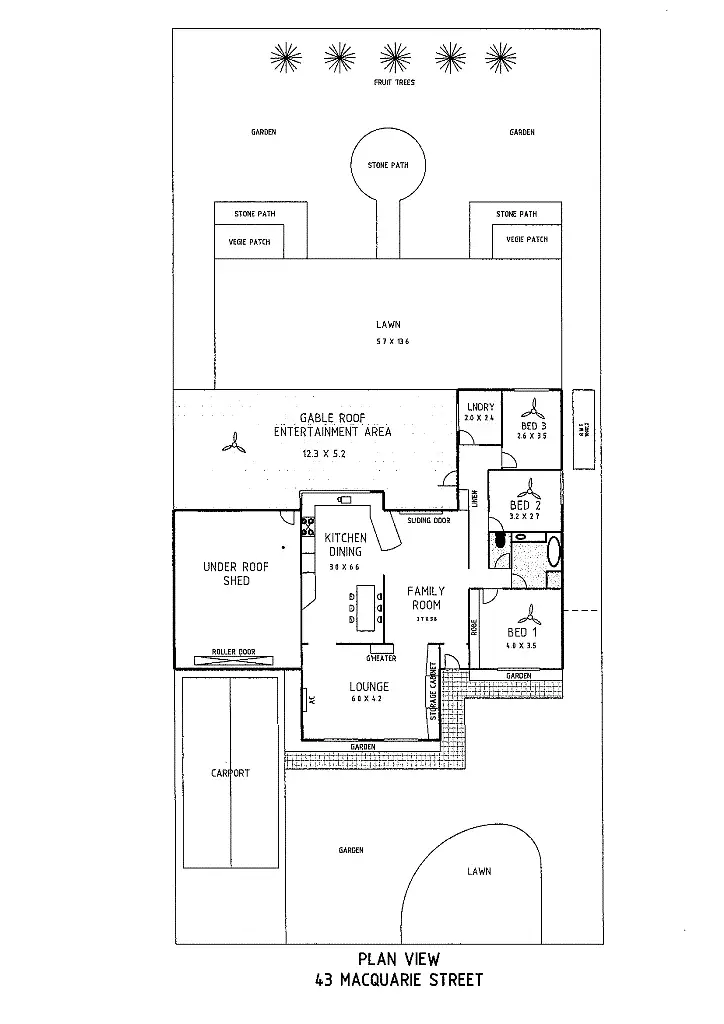 Floorplan of Homely house listing, 43 Macquarie Street, Moana SA 5169