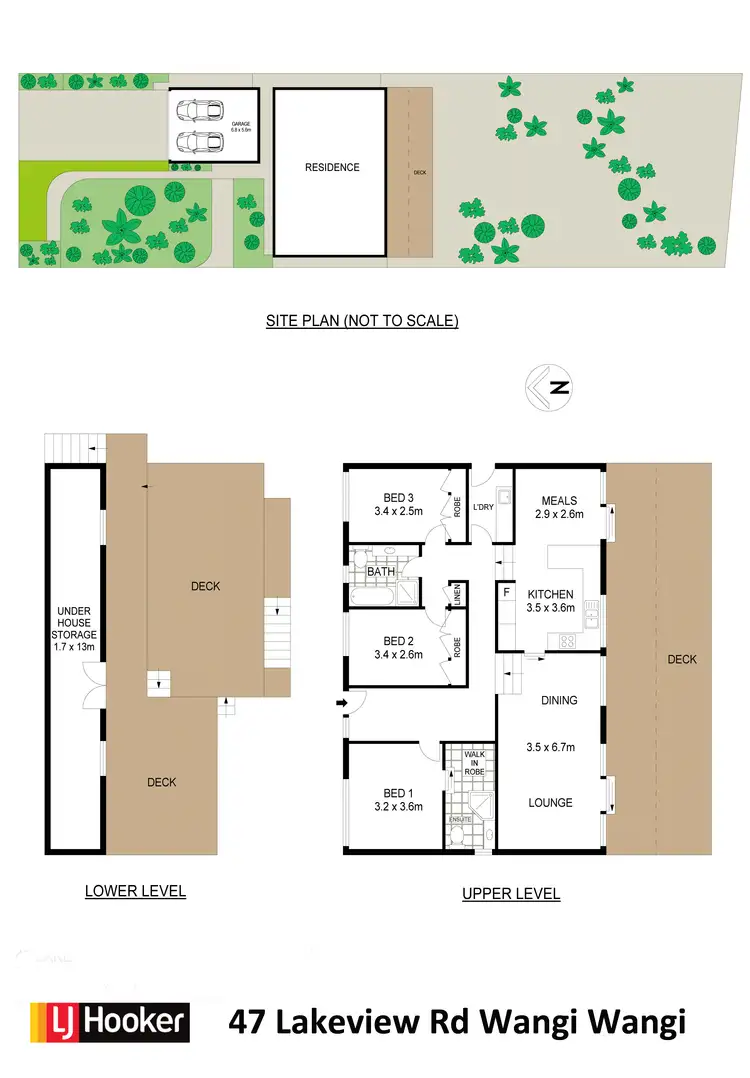 Floorplan of Homely house listing, 47 Lakeview Road, Wangi Wangi NSW 2267