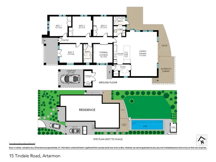 Floorplan of Homely house listing, 15 Tindale Road, Artarmon NSW 2064