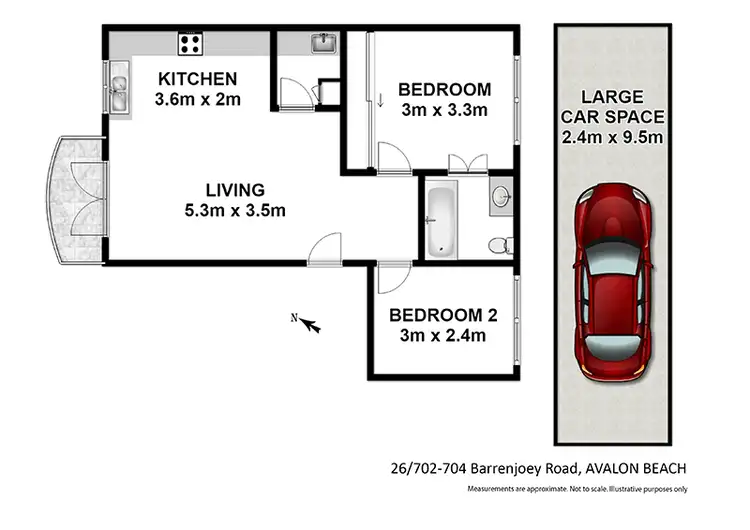 Floorplan of Homely unit listing, 26/702 Barrenjoey Road, Avalon NSW 2107