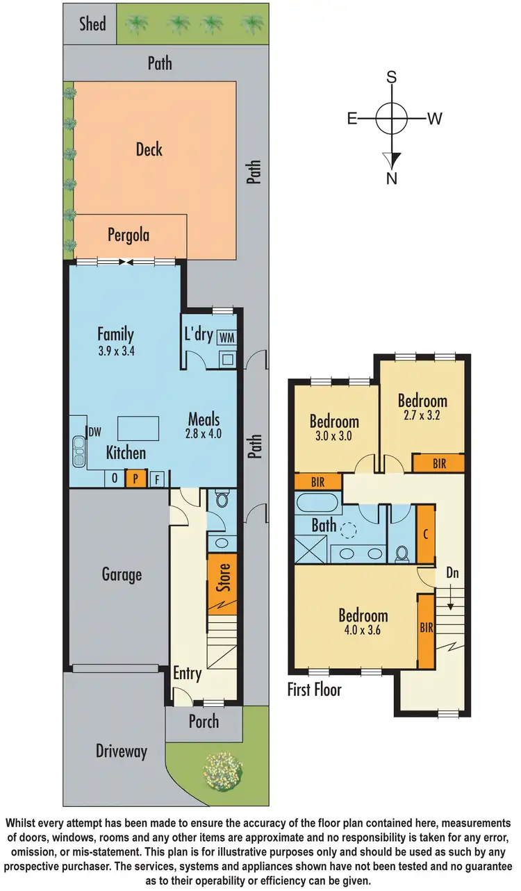 Floorplan of Homely townhouse listing, 14/84 Heatherton Road, Endeavour Hills VIC 3802