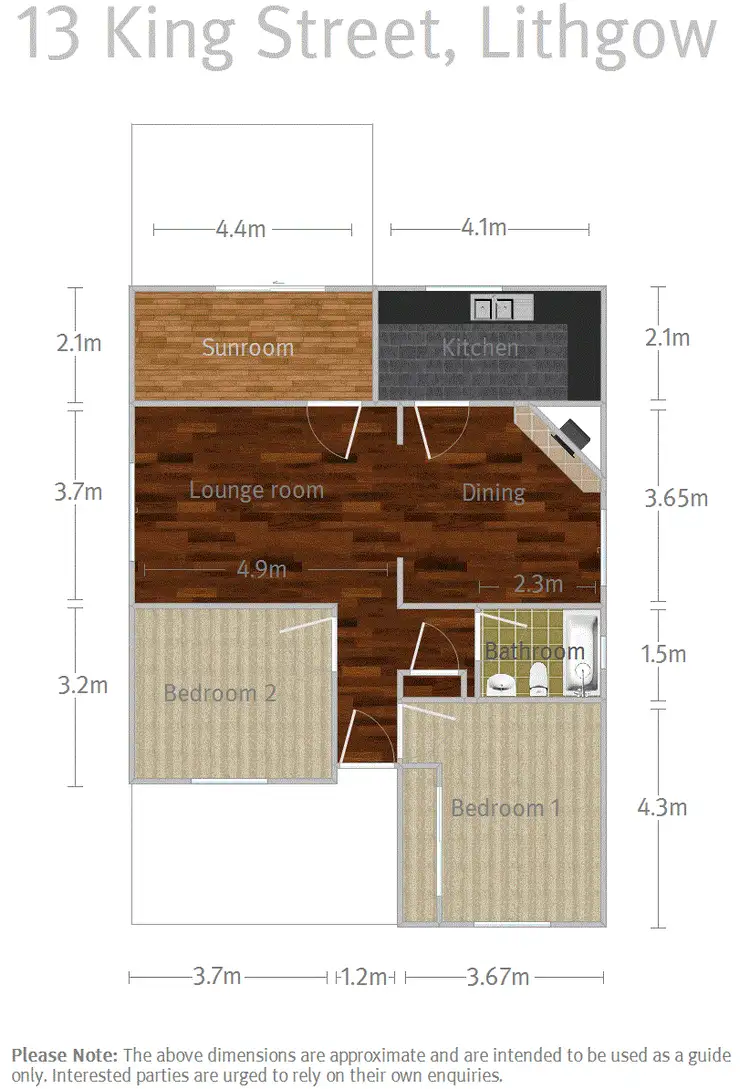Floorplan of Homely house listing, 13 King Street, Lithgow NSW 2790