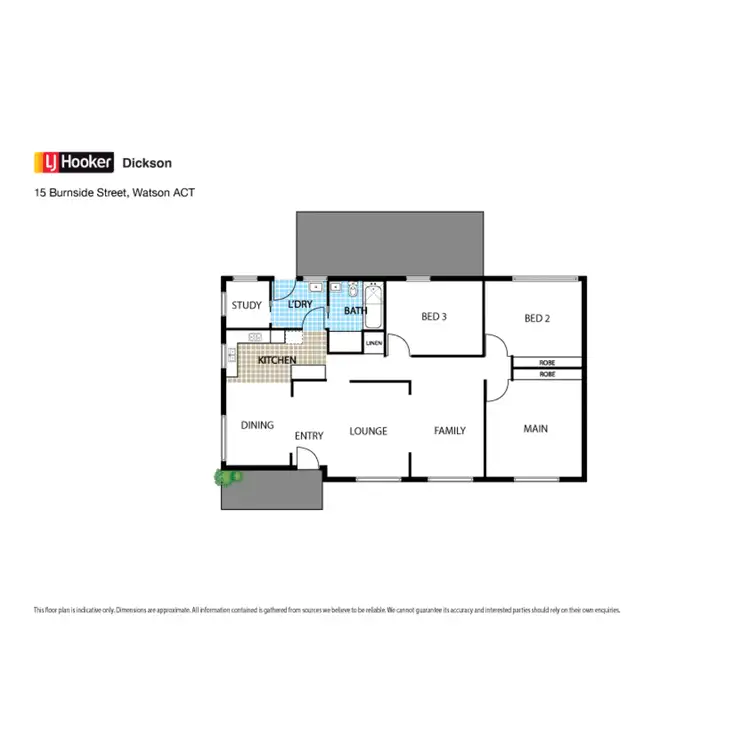 Floorplan of Homely house listing, 15 Burnside Street, Watson ACT 2602