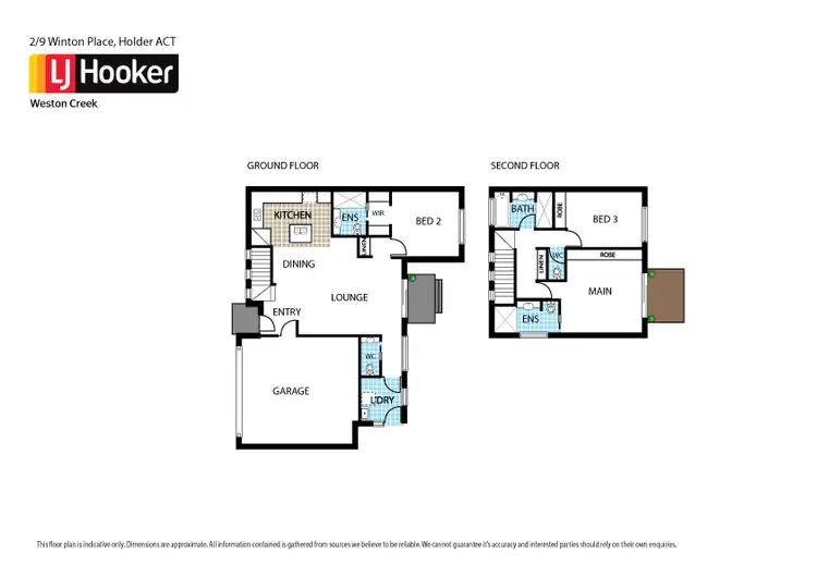 Floorplan of Homely townhouse listing, 2/9 Winton Place, Holder ACT 2611