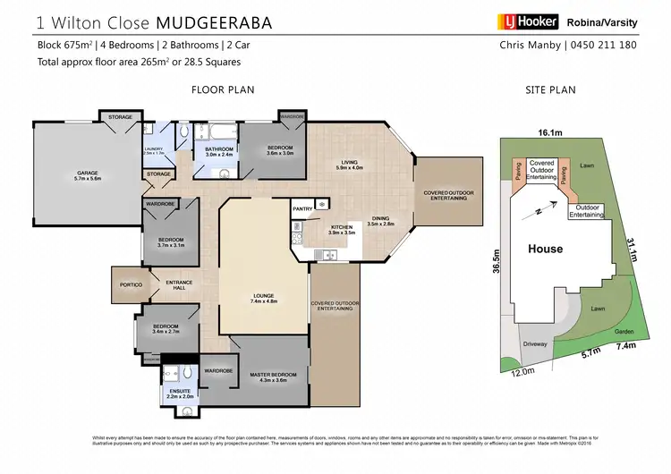 Floorplan of Homely house listing, 1 Wilton Close, Mudgeeraba QLD 4213