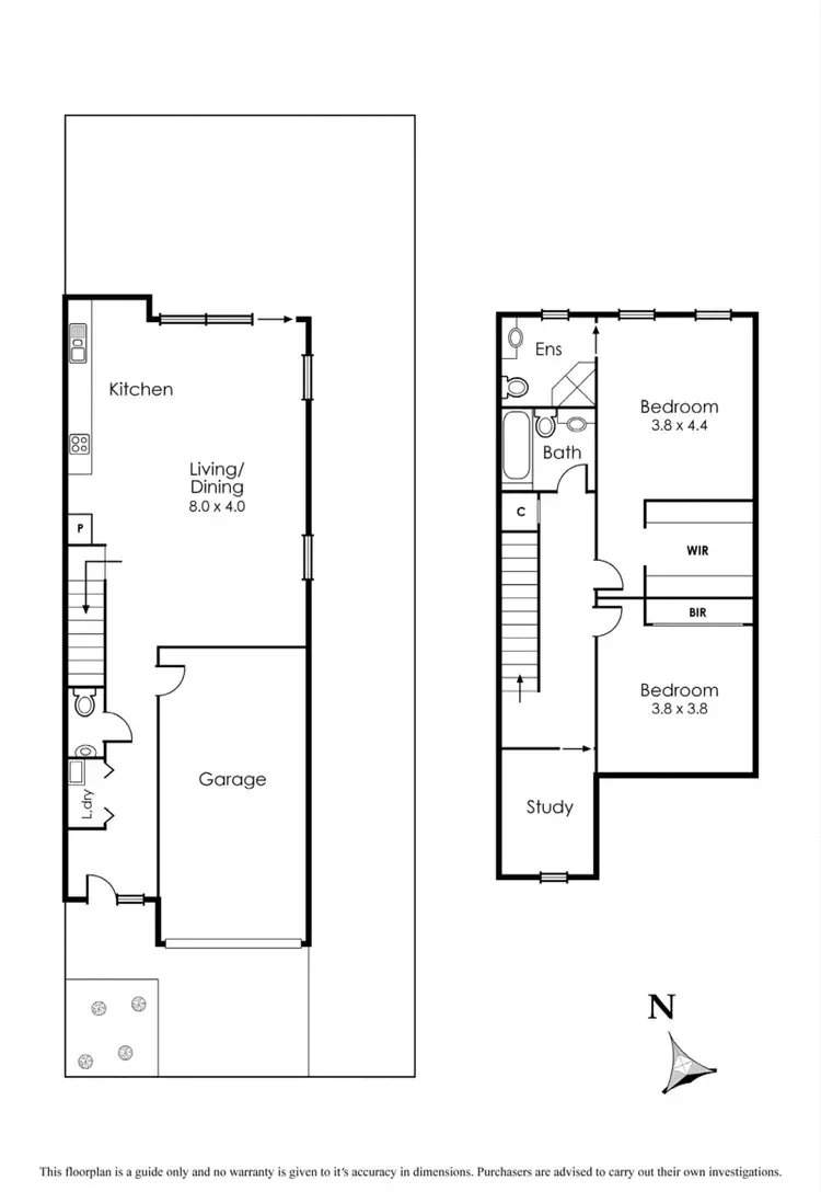 Floorplan of Homely townhouse listing, 33/39 Astley Crescent, Point Cook VIC 3030