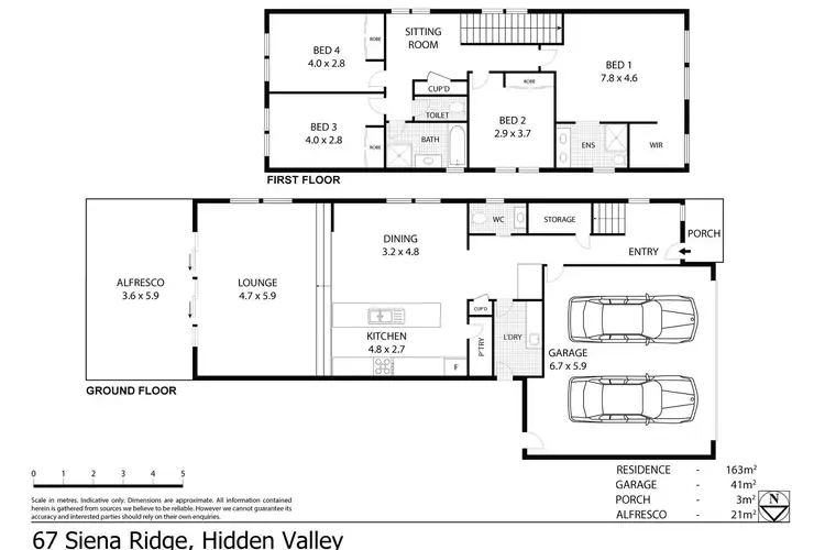 Floorplan of Homely house listing, 67 Siena Ridge, Hidden Valley VIC 3756