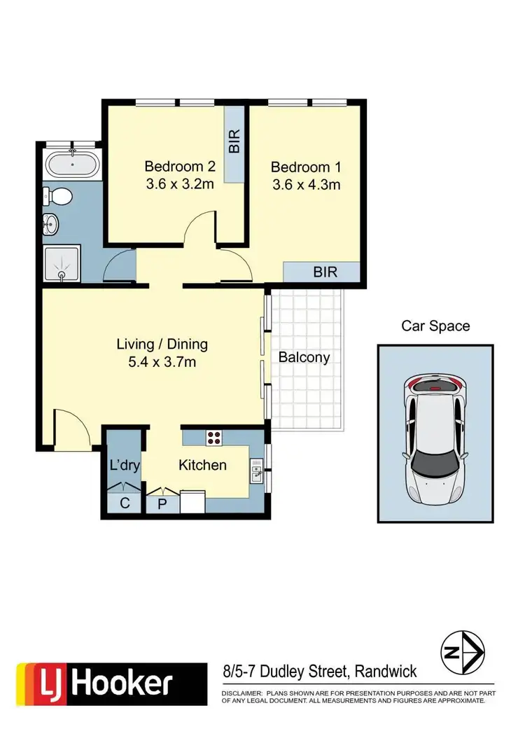 Floorplan of Homely apartment listing, 8/5-7 Dudley Street, Randwick NSW 2031