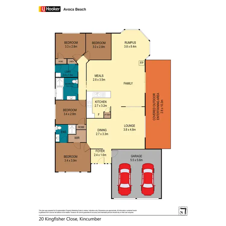 Floorplan of Homely house listing, 20 Kingfisher Close, Kincumber NSW 2251