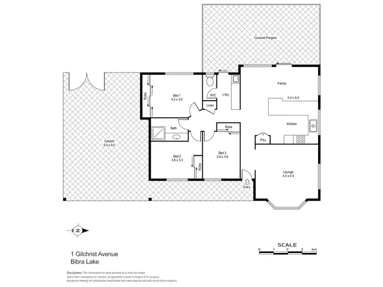Floorplan of Homely house listing, 1 Gilchrist Avenue, Bibra Lake WA 6163