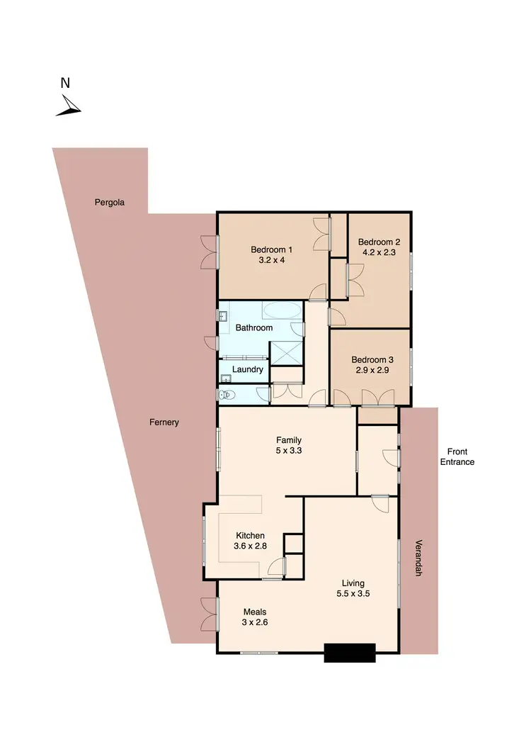 Floorplan of Homely house listing, 46 Yarramundi Drive, Clifton Springs VIC 3222