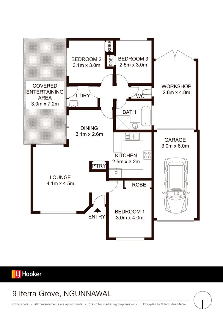 Floorplan of Homely house listing, 9 Iterra Grove, Ngunnawal ACT 2913