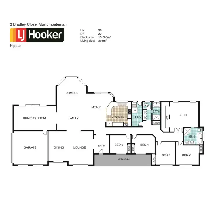 Floorplan of Homely rural property listing, 3 Bradley Close, Murrumbateman NSW 2582