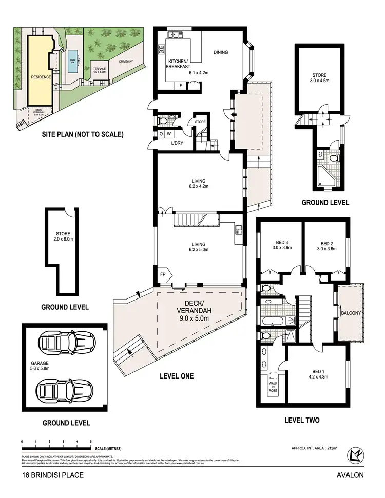 Floorplan of Homely house listing, 16 Brindisi Place, Avalon Beach NSW 2107