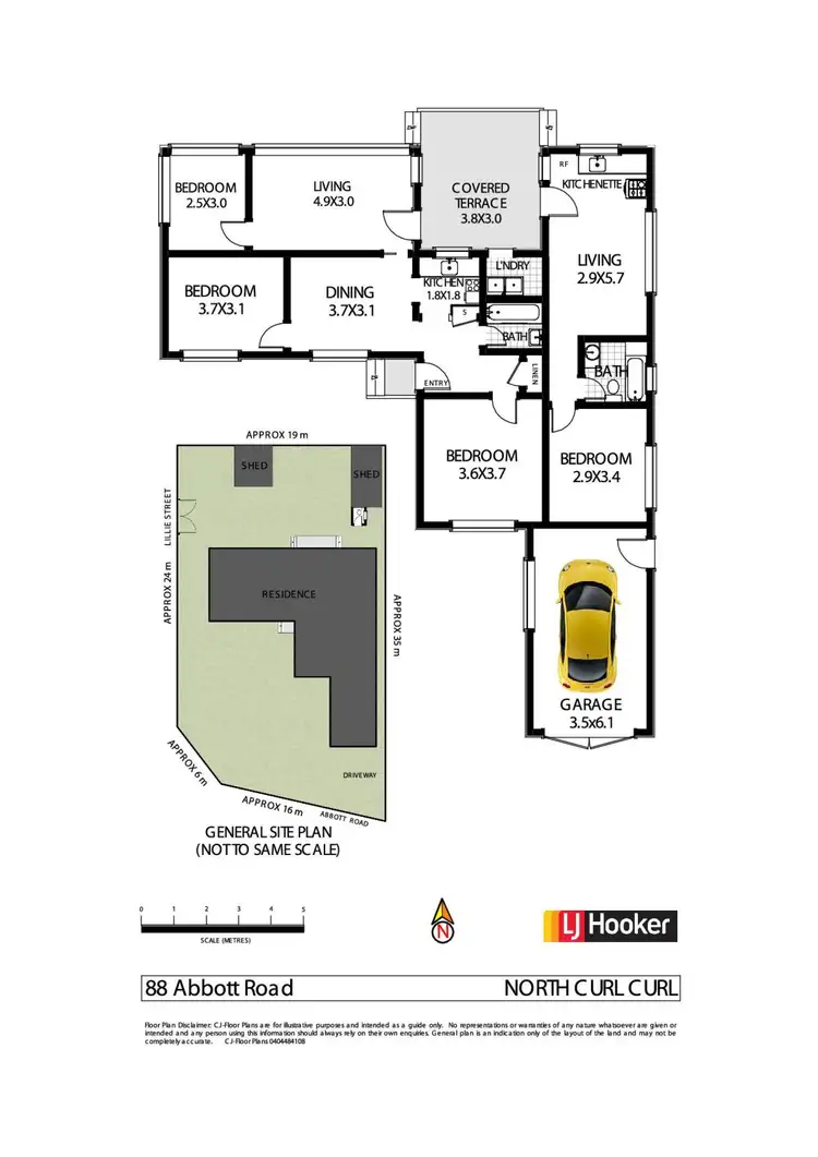 Floorplan of Homely house listing, 88 Abbott Road, North Curl Curl NSW 2099