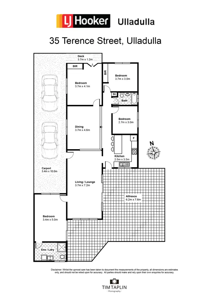 Floorplan of Homely house listing, 35 Terence Street, Ulladulla NSW 2539