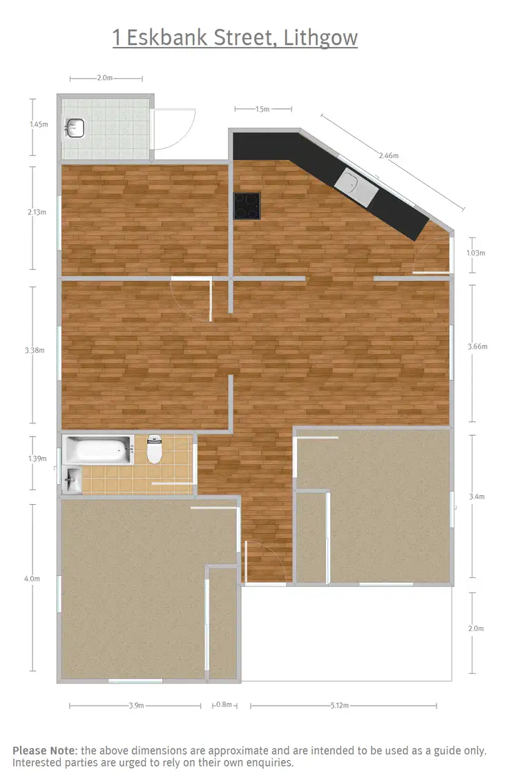 Floorplan of Homely house listing, 1 Eskbank Street, Lithgow NSW 2790