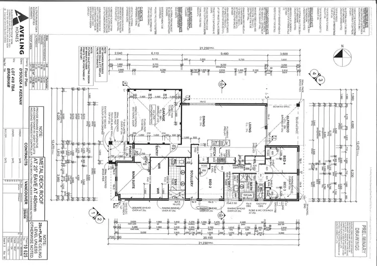 Floorplan of Homely house listing, 4 Wharton Parade, Caversham WA 6055