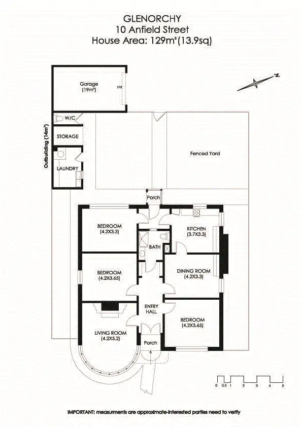 Floorplan of Homely house listing, 10 Anfield Street, Glenorchy TAS 7010