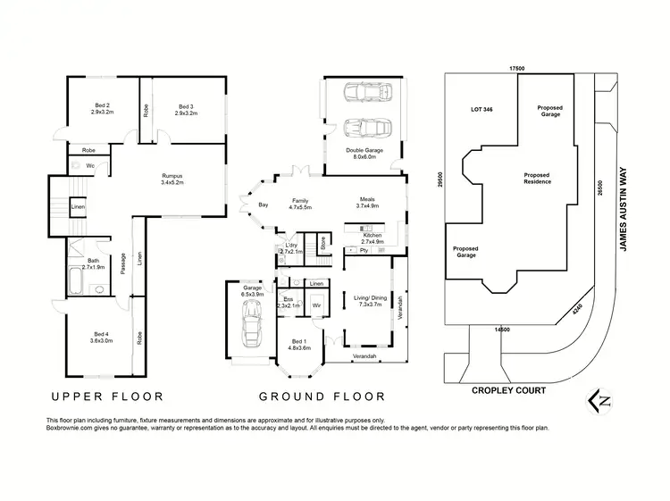 Floorplan of Homely house listing, 21 Cropley Court, Seabrook VIC 3028