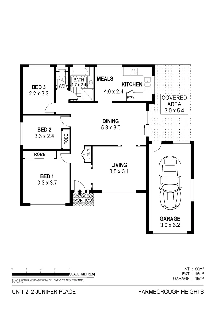 Floorplan of Homely villa listing, 2/2 Juniper Place, Farmborough Heights NSW 2526