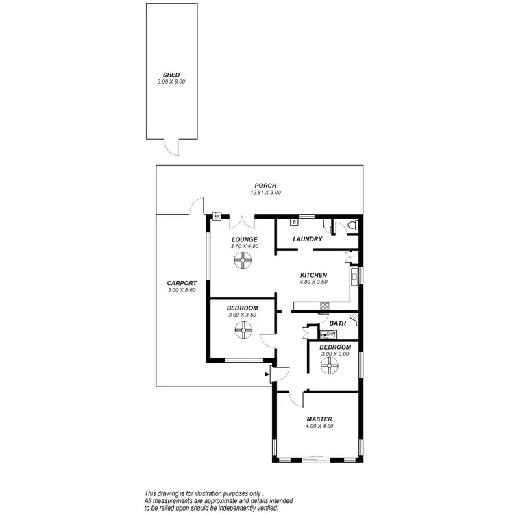 Floorplan of Homely house listing, 36 Vine Terrace, Klemzig SA 5087