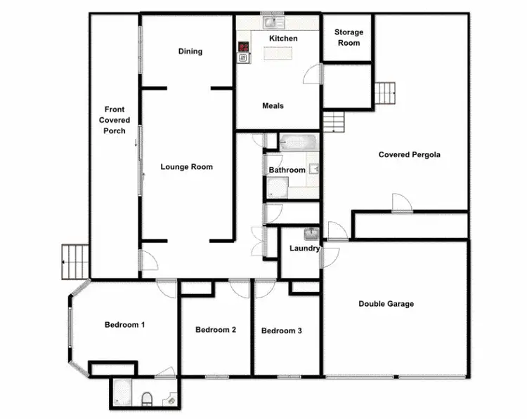 Floorplan of Homely house listing, 2 Hillview Drive, Goonellabah NSW 2480