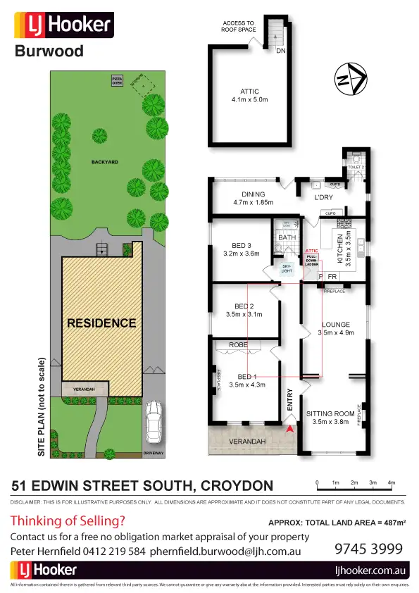 Floorplan of Homely house listing, 51 Edwin Street South, Croydon NSW 2132