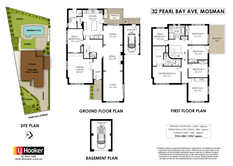 Floorplan of Homely house listing, 32 Pearl Bay Avenue, Mosman NSW 2088