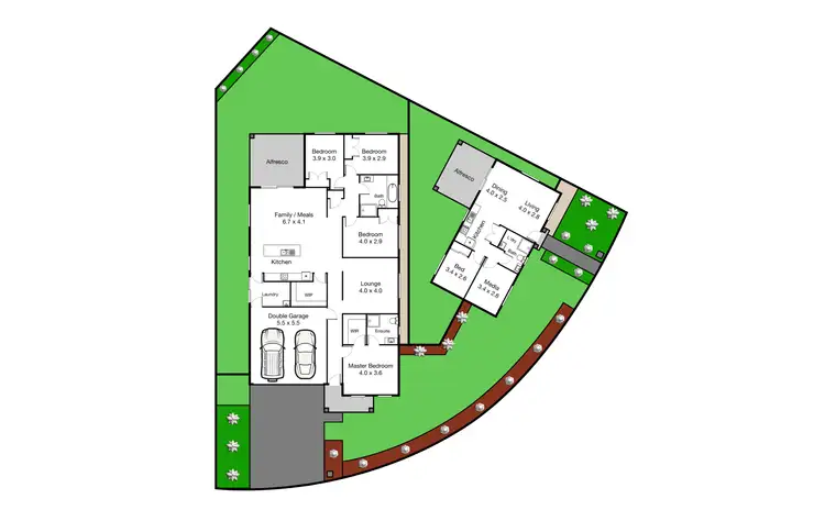 Floorplan of Homely house listing, 16 Williamson Street, Oran Park NSW 2570