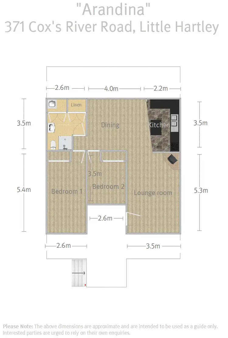 Floorplan of Homely rural property listing, Arandina 3 Coxs River Road, Little Hartley NSW 2790