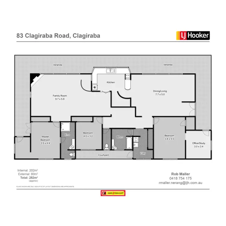 Floorplan of Homely house listing, 83 Clagiraba Road, Clagiraba QLD 4211