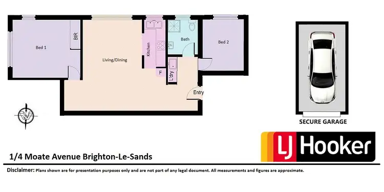 Floorplan of Homely unit listing, 1/4 Moate Avenue, Brighton-le-sands NSW 2216