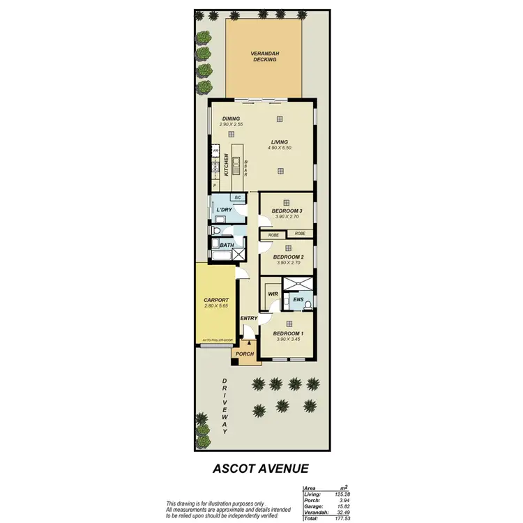 Floorplan of Homely house listing, 42 Ascot Avenue, Munno Para West SA 5115