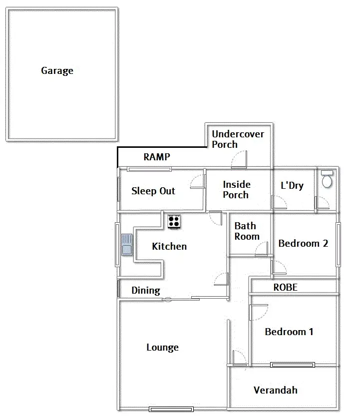 Floorplan of Homely house listing, 6 Chamberlain Road, Willaston SA 5118