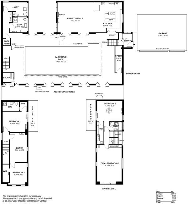 Floorplan of Homely house listing, 34 Cross Road, Myrtle Bank SA 5064