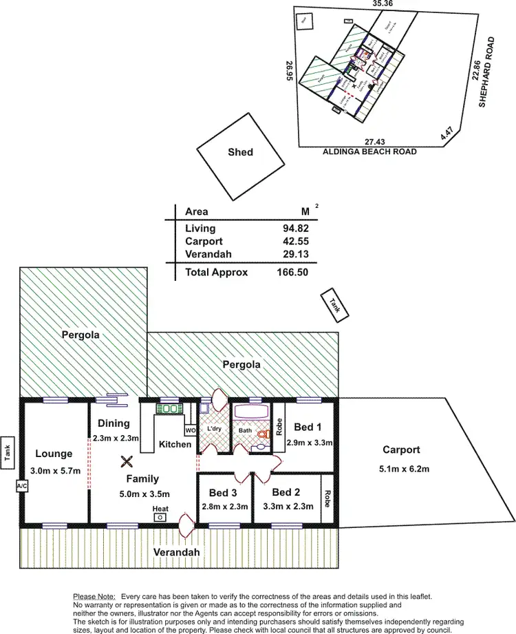 Floorplan of Homely house listing, 47 Shephard Road, Aldinga Beach SA 5173