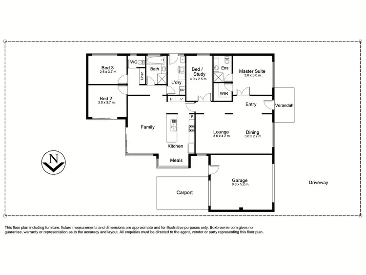 Floorplan of Homely house listing, 5 Ann Place, Seabrook VIC 3028