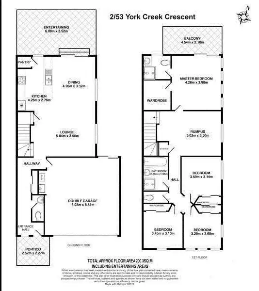 Floorplan of Homely house listing, 2/53 York Creek Crescent, Reedy Creek QLD 4227