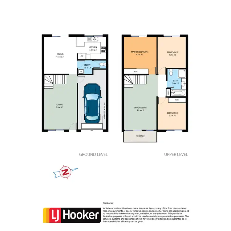 Floorplan of Homely townhouse listing, 18/51-57 Meacher Street, Mount Druitt NSW 2770