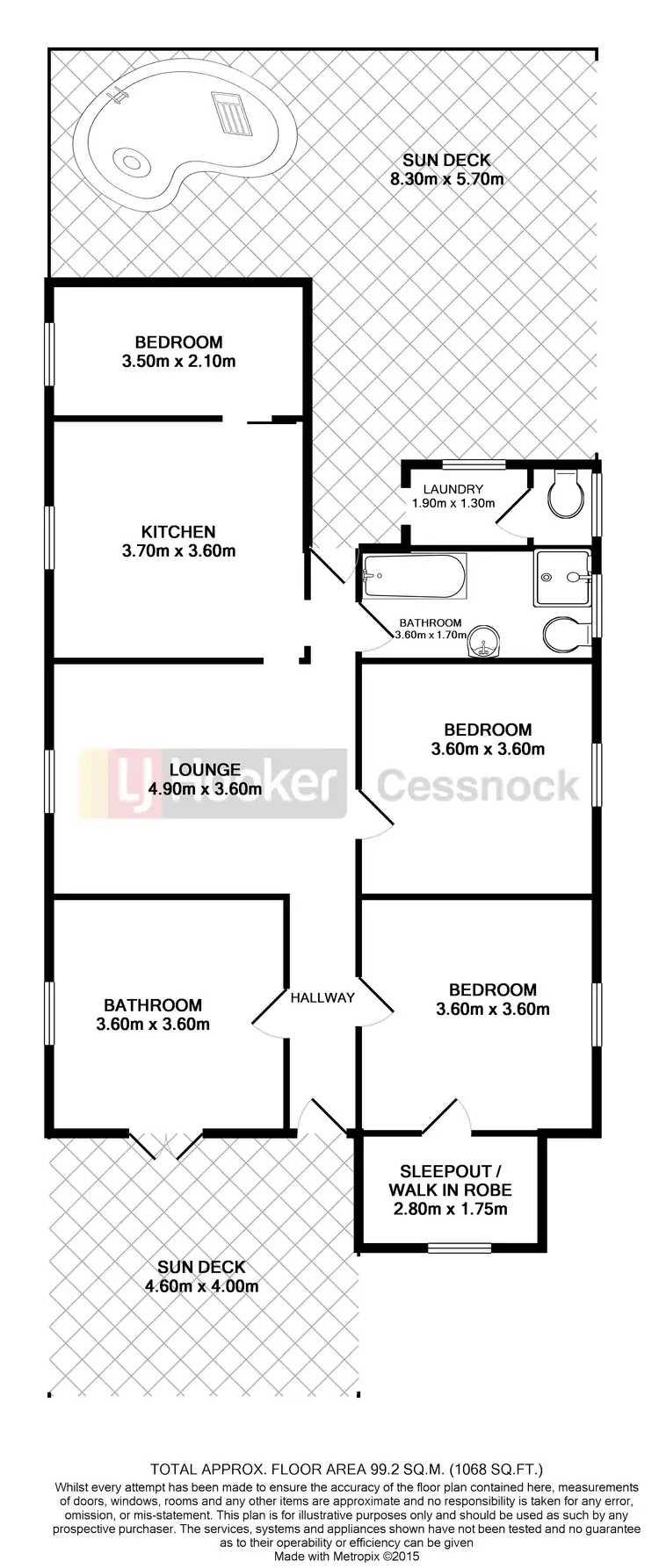 Floorplan of Homely house listing, 19 Stephen Street, Cessnock NSW 2325