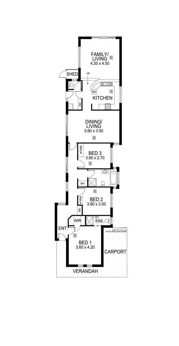 Floorplan of Homely house listing, 16D Mann Street, Seacliff Park SA 5049