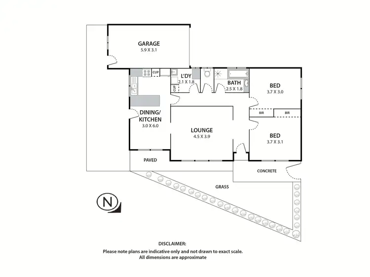 Floorplan of Homely unit listing, 5/36 Donald Street, Laverton VIC 3028