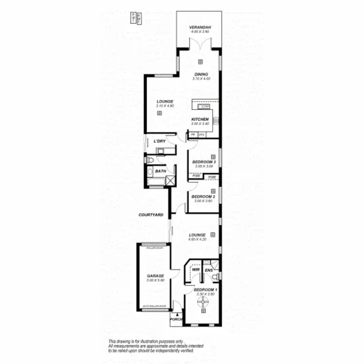 Floorplan of Homely house listing, 1B Pierson Street, Hectorville SA 5073