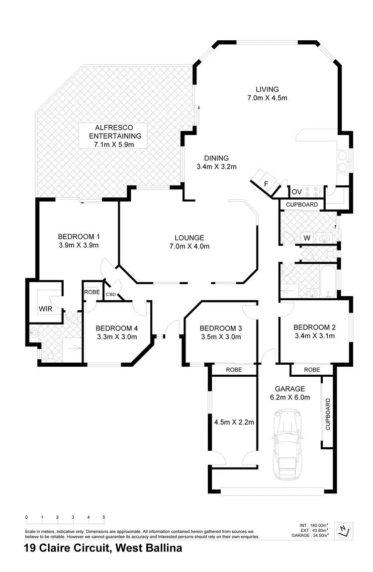 Floorplan of Homely house listing, 19 Claire Circuit, Ballina NSW 2478
