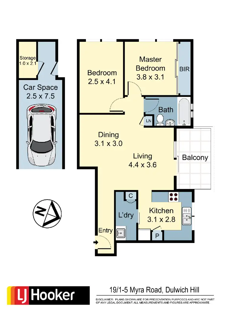 Floorplan of Homely apartment listing, 19/1-5 Myra Rd, Dulwich Hill NSW 2203
