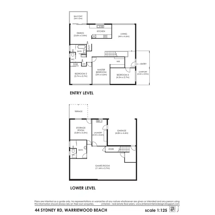 Floorplan of Homely house listing, 44 Sydney Road, Warriewood NSW 2102