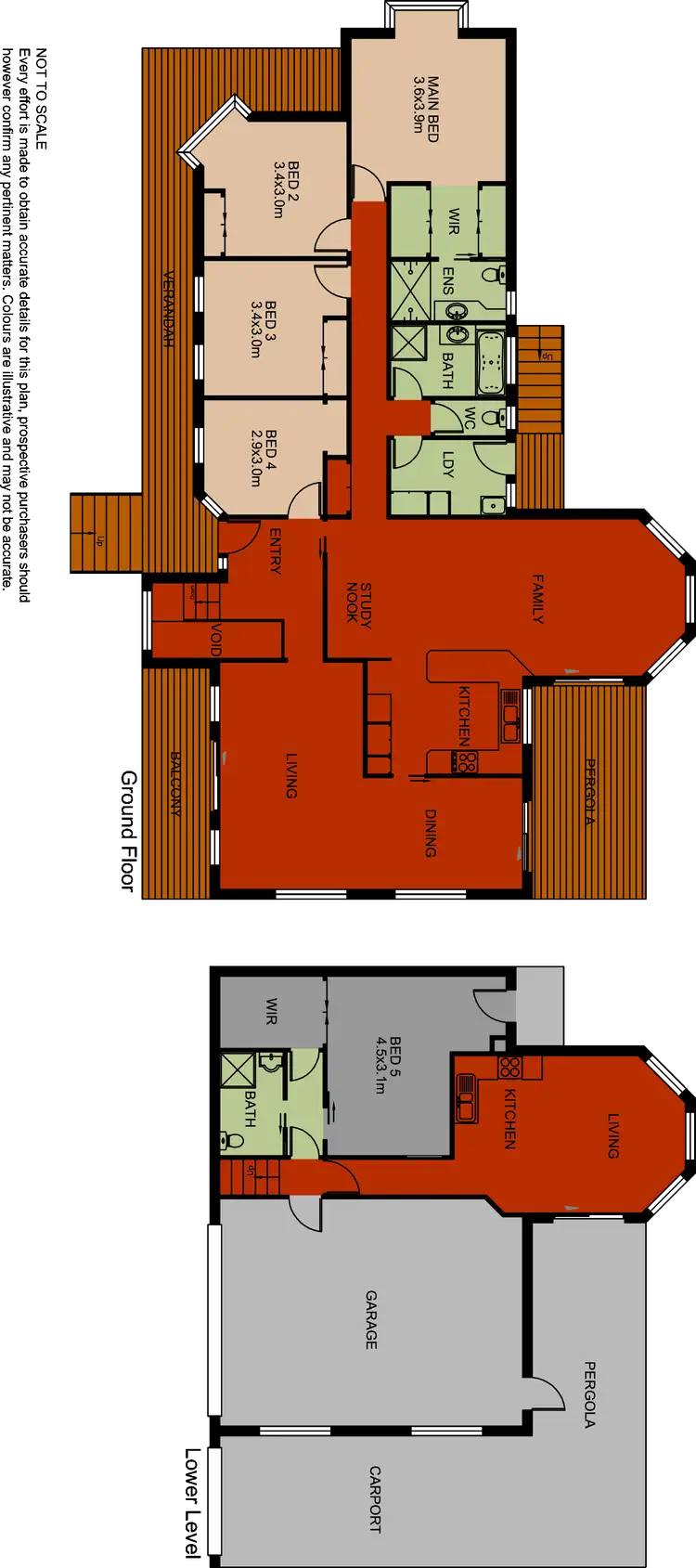 Floorplan of Homely house listing, 1 Hagen Drive, Berwick VIC 3806