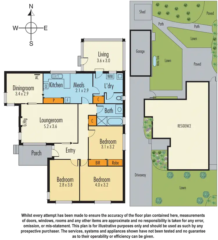 Floorplan of Homely house listing, 18 Waratah Drive, Dandenong North VIC 3175