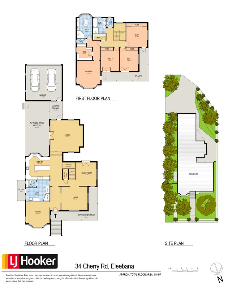 Floorplan of Homely house listing, 34 Cherry Road, Eleebana NSW 2282